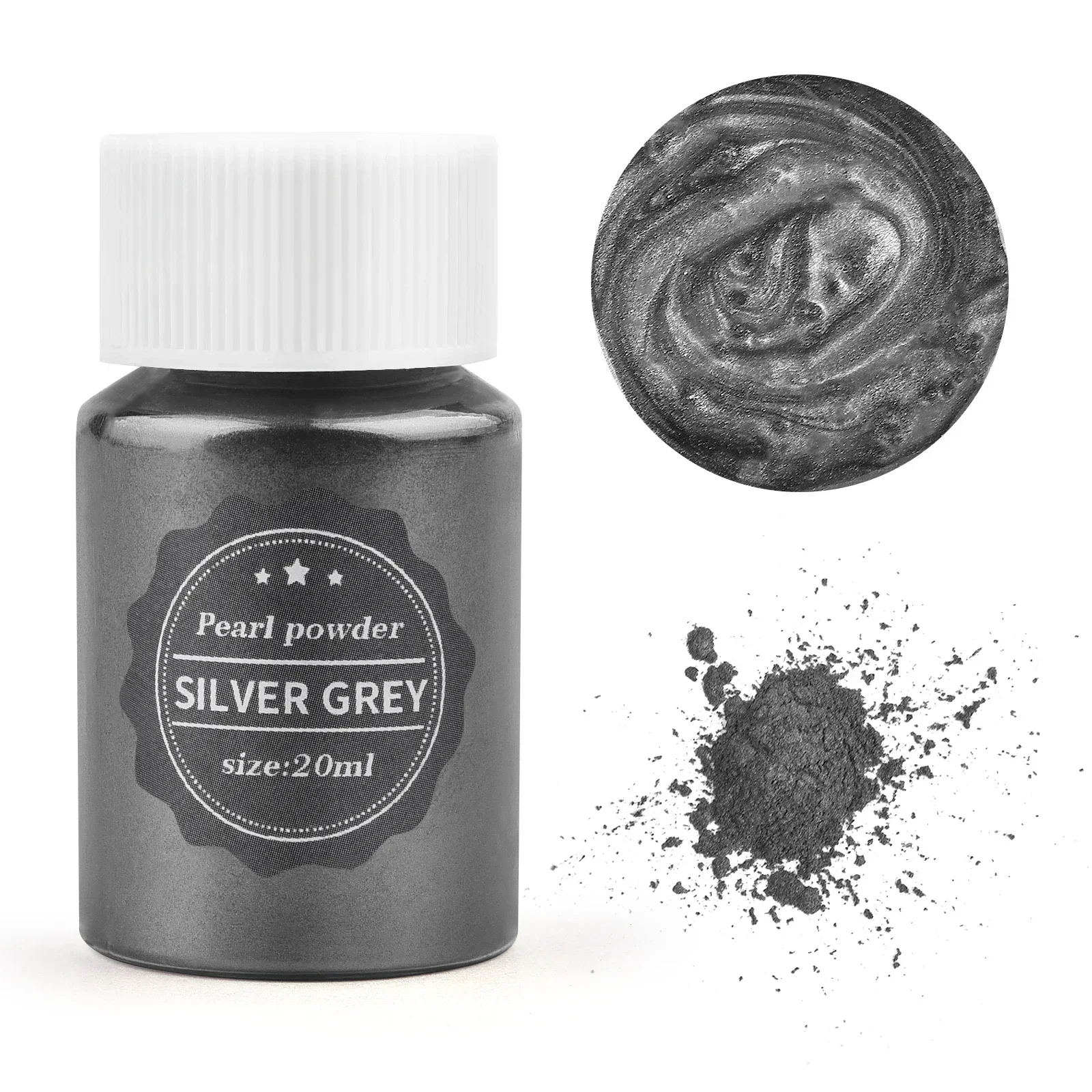 Vibrant 24-Color Mica Pearl Powder Set for Creative Crafts & DIY Projects