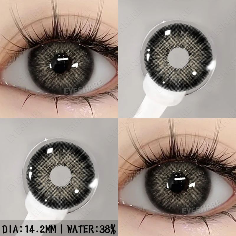 Enhance Your Look: Yearly Colored Contact Lenses with Prescription Myopia Correction