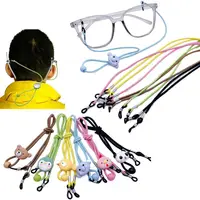 Lunettes de ULde dessin animé pour enfants, lanière anti-perte, Kawaii, col frontal, lunettes de soleil JOSunglasses, lunettes 5