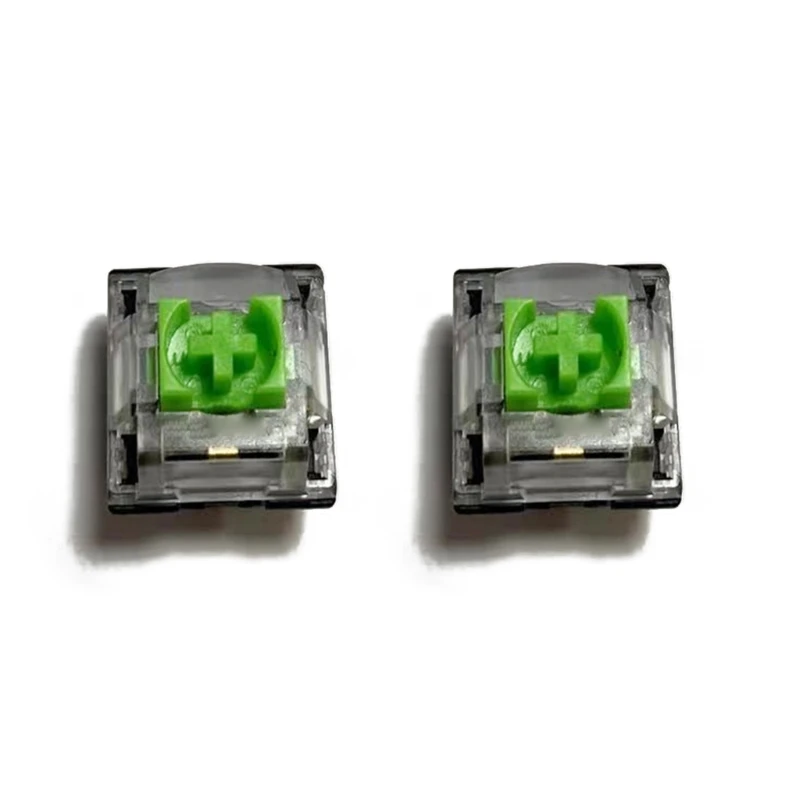 

DN59 2Pcs Green Switches for Blackwidow V3 Pro V3 Tenkeyless Mechanical Gaming Keyboard and Others with 3Pin LED Switch