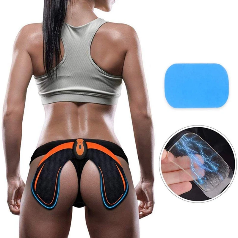24Pcs Replacement Gel Pad ABS Buttock Muscle Hip Trainer Massage EMS Hip Muscle Hydrogel Sticker Stimulator