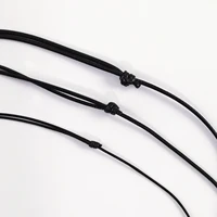 10/50pcs 1.0/1.5/2.0MM cordon en cuir noeud coulissant réglable longs colliers ras du cou pour la fabrication de bijoux résultats fournitures en gros 5