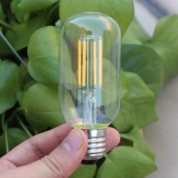 1PC E27 T45 4W 220V Retro Filament Light Bulb LED Filament Bulb Light Loft Vintage Lamps Decorative Edison Lamp LED Bulb