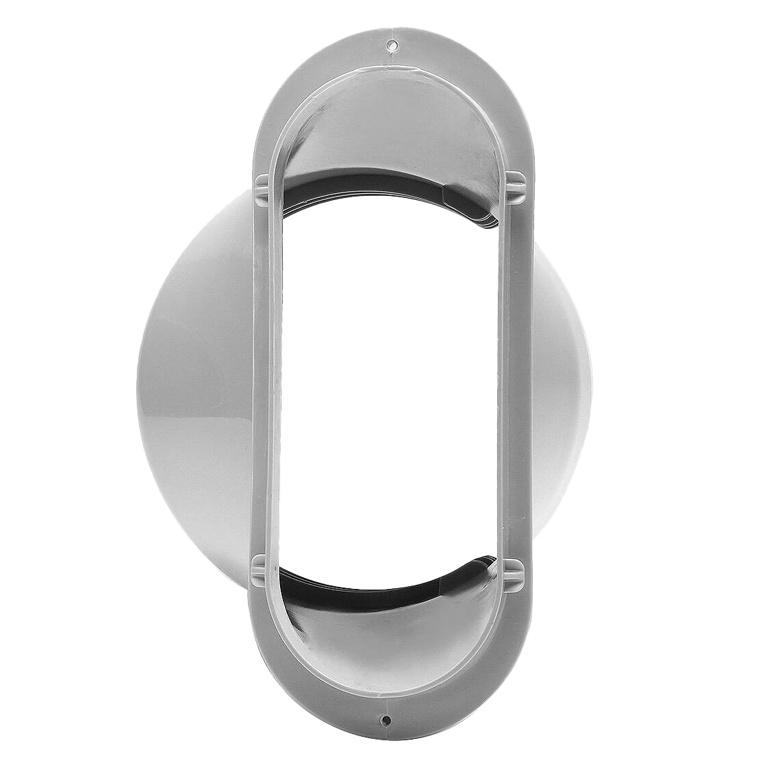 15CM Portable Air Conditioner Window Exhaust Duct Pipe Hose Interface Connector Flat Nozzle