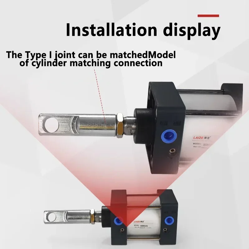 Fully Functional Y-type Fittings car pipe adapter for MAL/SC Cylinder: Threaded Joint Cylinder Connecting Rod with Y Connector for Various Models