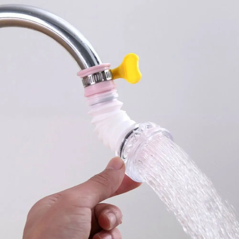 360 Degree Adjustable Water Tap Extension Filter Shower Water Tap Bathroom Faucet Extender Home Kitchen Accessories
