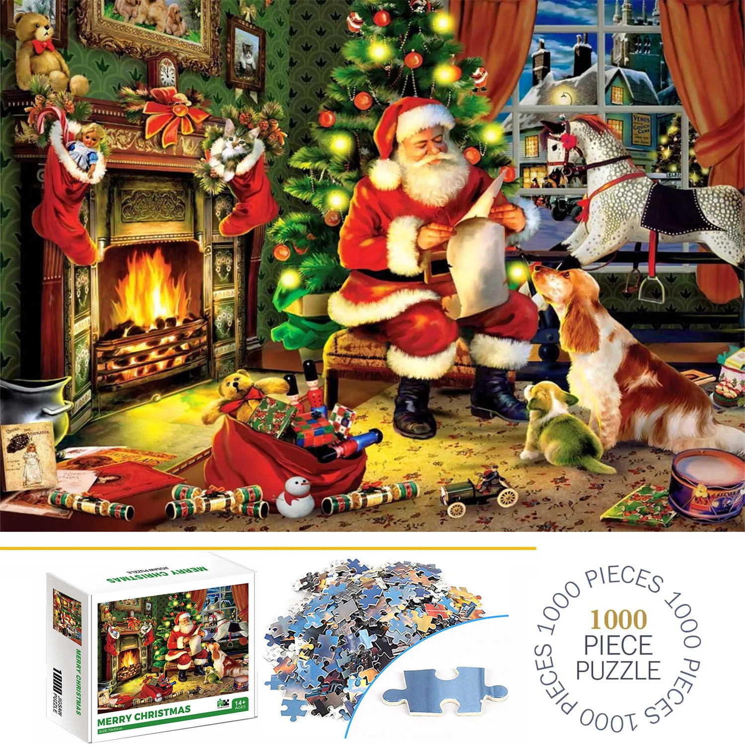 Puzzle 1000 pièces Joyeux Noël
