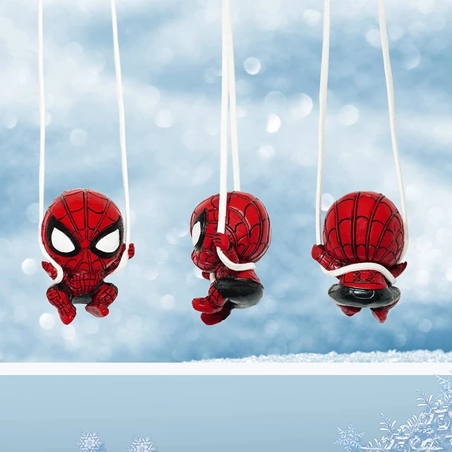 Pendentif de voiture Spider Man Anime, figurine Marvel