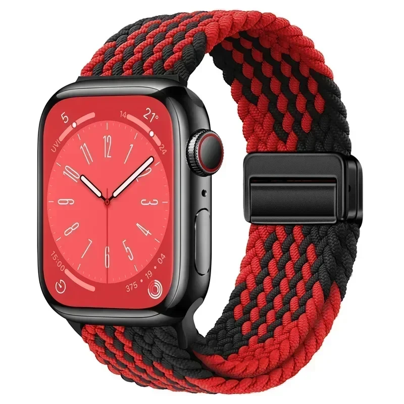 Braided Magnetic Buckle Nylon Strap