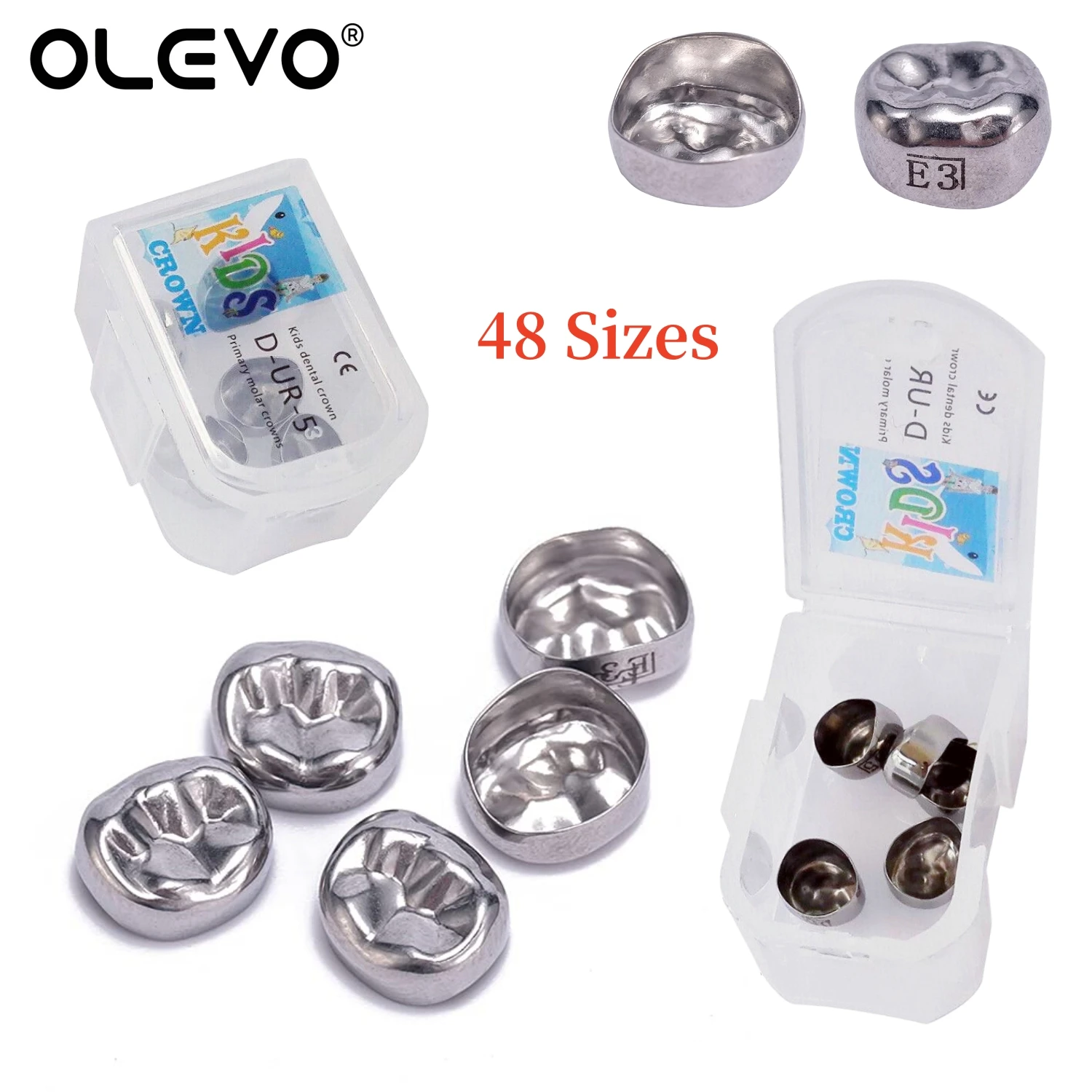 Hu-Friedy SSC-LLD3 Lower Left Primary 1st Molar Crown - #3 Refill Dental Crown