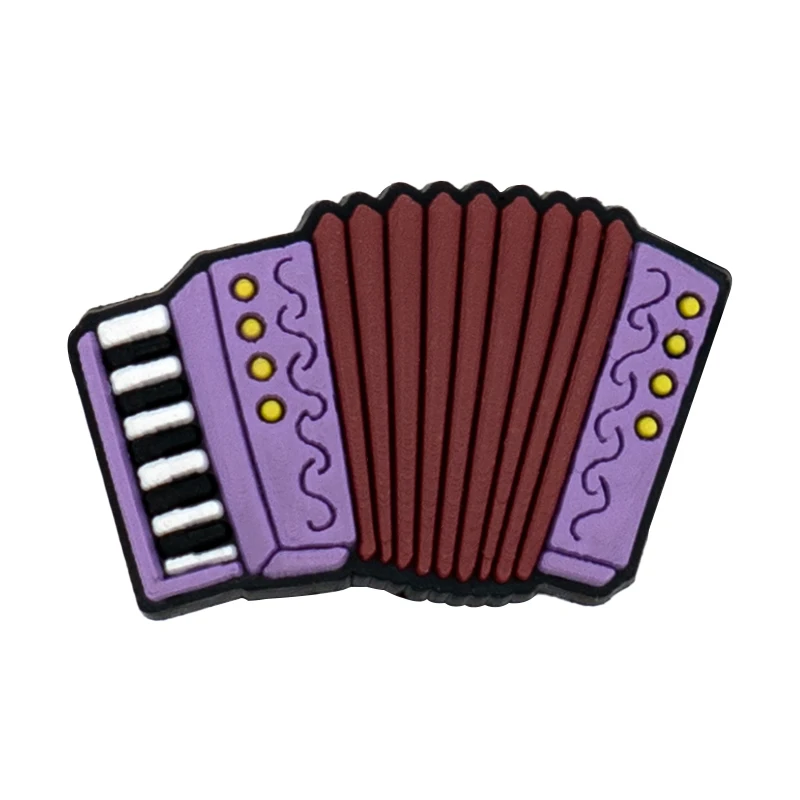 Musical Instrument Shoe Charm - Guitar & Violin Pin Decoration