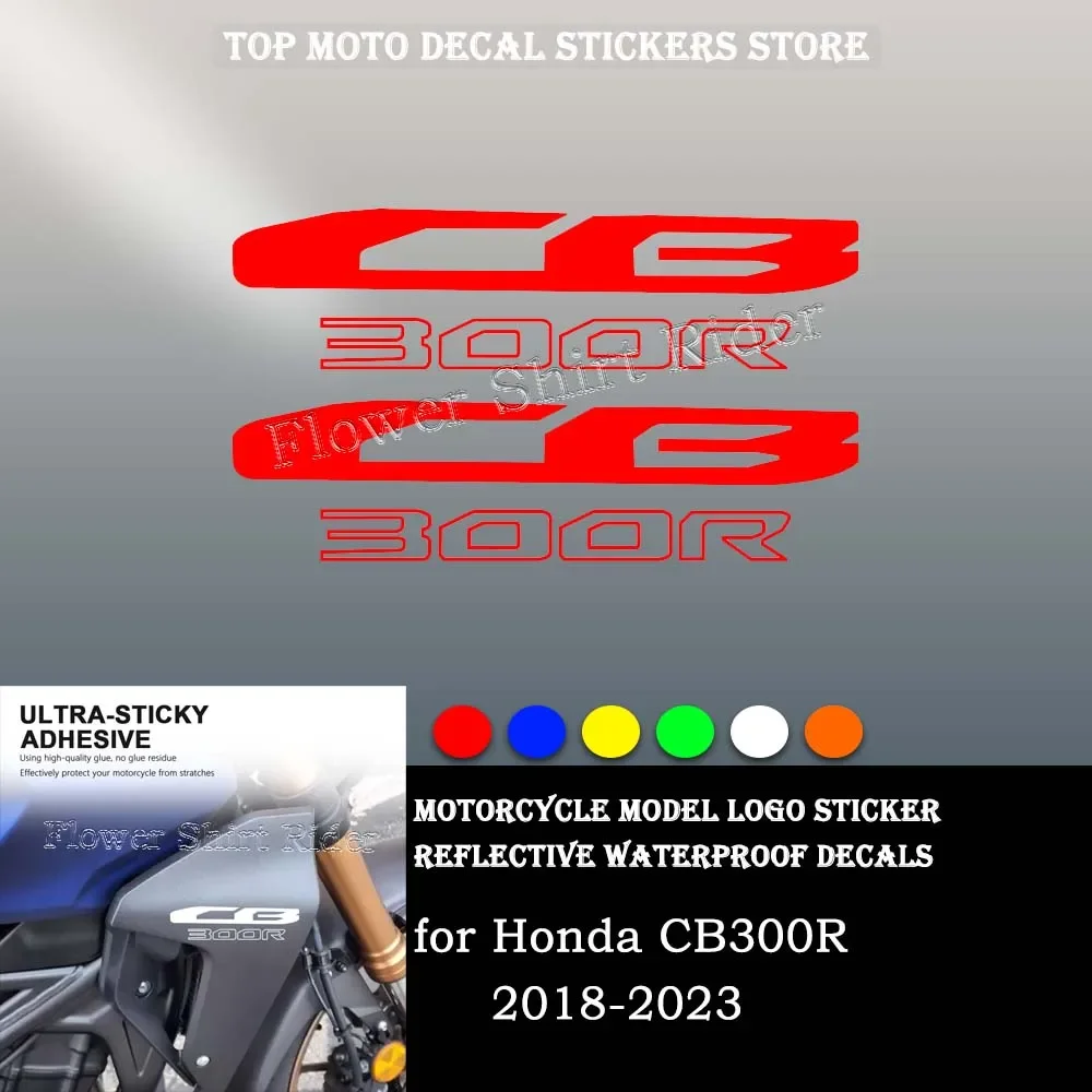 Reflective Motorcycle Stickers Waterproof Decal For Honda CB300R CB 300R 300 R Neo Sports Cafe 2018-2023