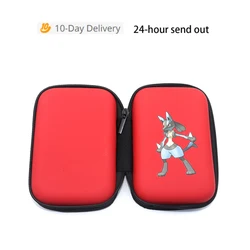 Tomy – boîte à cartes Pokemon, peut contenir 50 cartes colorées Tcg, classeur d'album, sac de rangement, porte jouet, cadeaux pour garçon, Lucario, capacité 