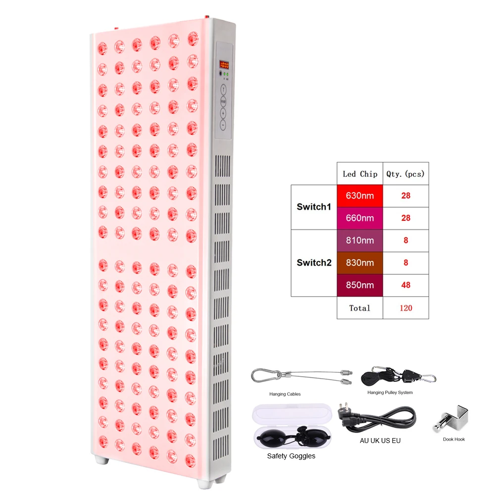 

630 660 810 830 850nm New arrivals 360w 600W near-infrared red light LED therapy Physical heating infrared home