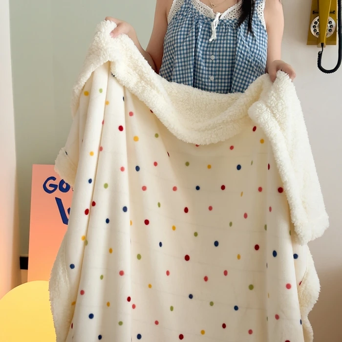 91 Home Textiles Network, the first-hand source of home textiles, looking for home textiles (total) @you 2025 new ins lamb fleece milk fleece quilt cover casual blanket single quilt cover - blanket picture