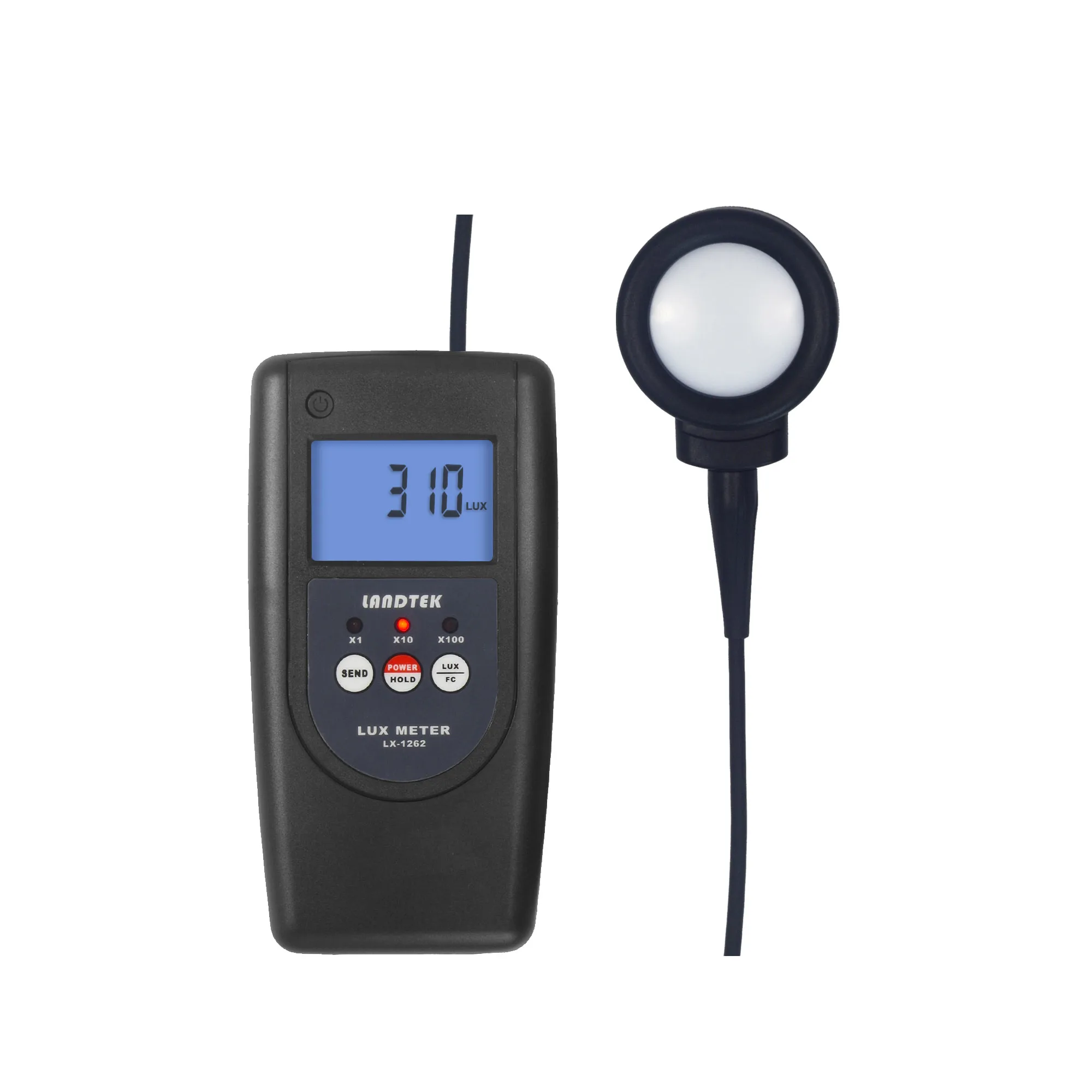 

High Quality Lux Meter LX-1262V 0~20000FC Lux & FC