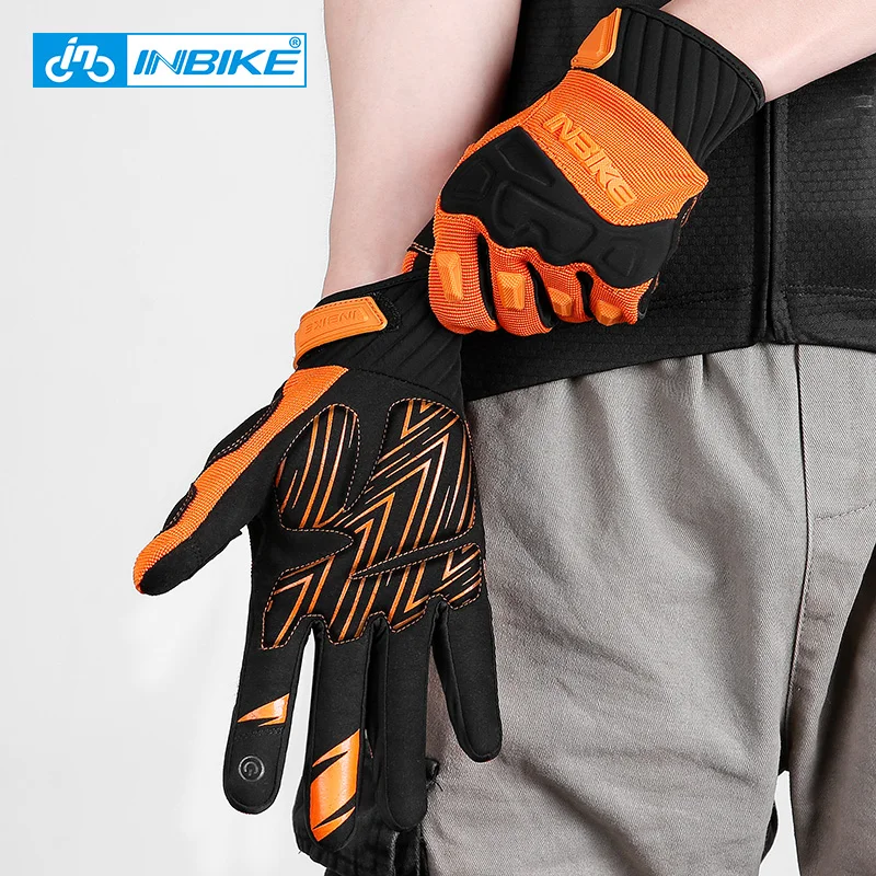 INBIKE Men's Cycling Gloves Touchscreen MTB Cycling Bicycle Riding Gloves for Men Bike Sports Gloevs Motorcycle MTB Accessories 5