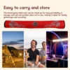 80x80cm Large Mahjong Mat Anti-Noise Toard Game Table Mat Polyester Slid-Proof Mahjong Accessory Tablecloth for Home Game Party 6