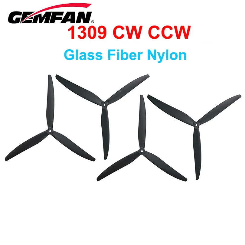 Gemfan 1309 13 Zoll 1170-3 3-Blatt 11 Zoll 1507 15 Zoll Traverser CW CCW Propeller Glasfaser Nylon Hochlast-Hochspannungsdrohne