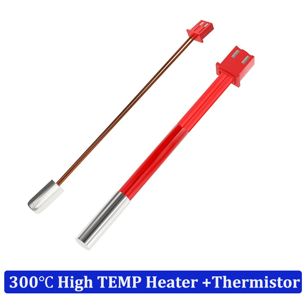 Cartucho Aquecedor Ender s1 Cr6 se Haste de Aquecimento 100k Termistor Temperatura Sensor Impressora 3d Parte para Ender3 s1 Cr6 se 24v 40w - Imagem 5