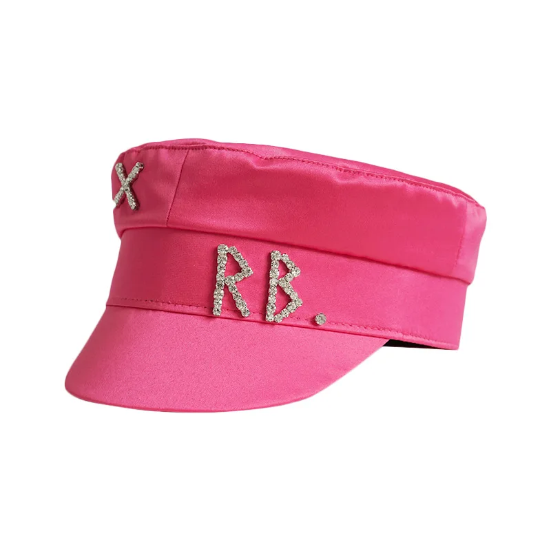 INS Brand Collection Chic PU Cotton Newsboy Hats for Women Flat Militray Caps Baker Boy Hat with Boinas Para Hombre casual hat newsboy cap newsboy hat