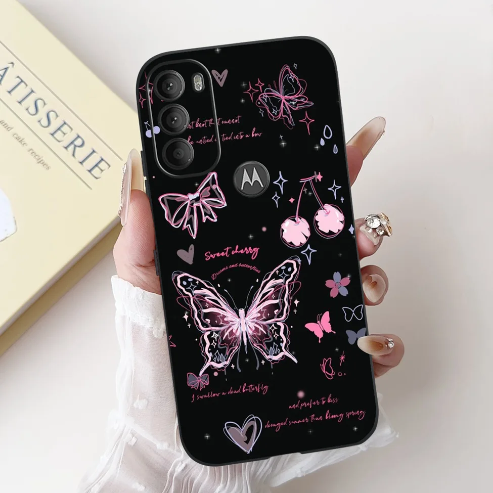 Luxury Cute Cartoon Cat Shockproof Silicone Phone Case - 6.4 Fashionable Back Cover