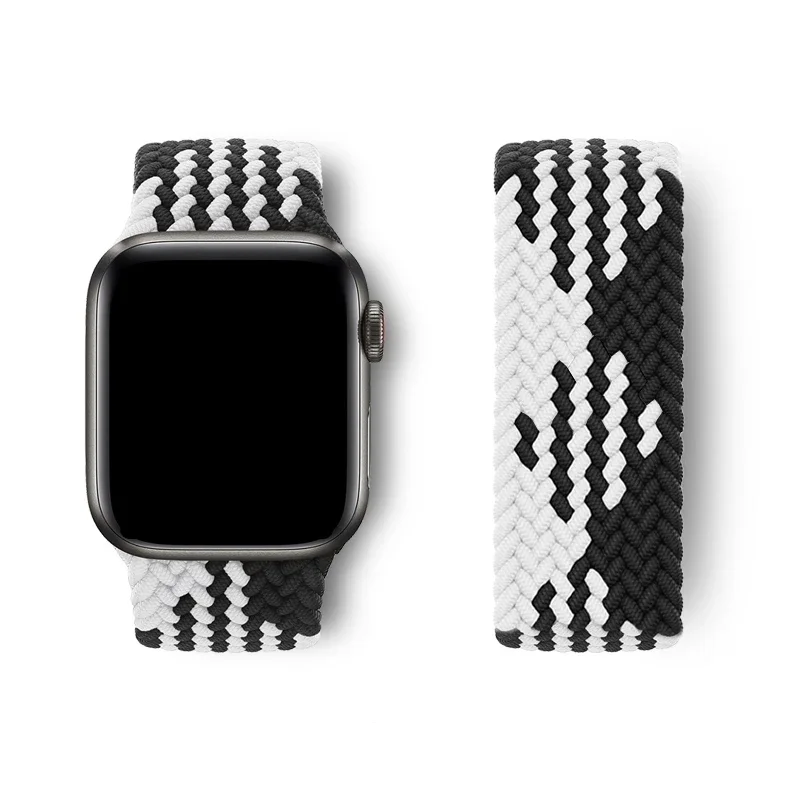Elastic Braided Loop Watch Band Strap in Multiple Sizes