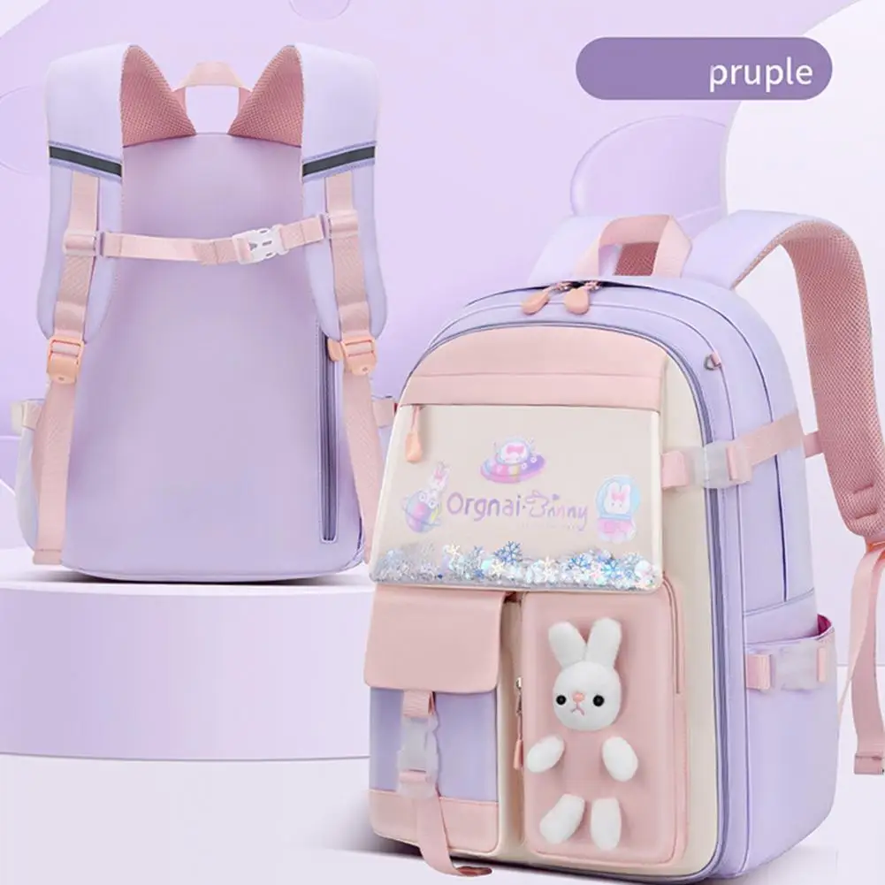 Durable Tear Resistance Waterproof Wear-resistant Anti-scratch Multi Pockets Backpack Students Backpack Book Storage