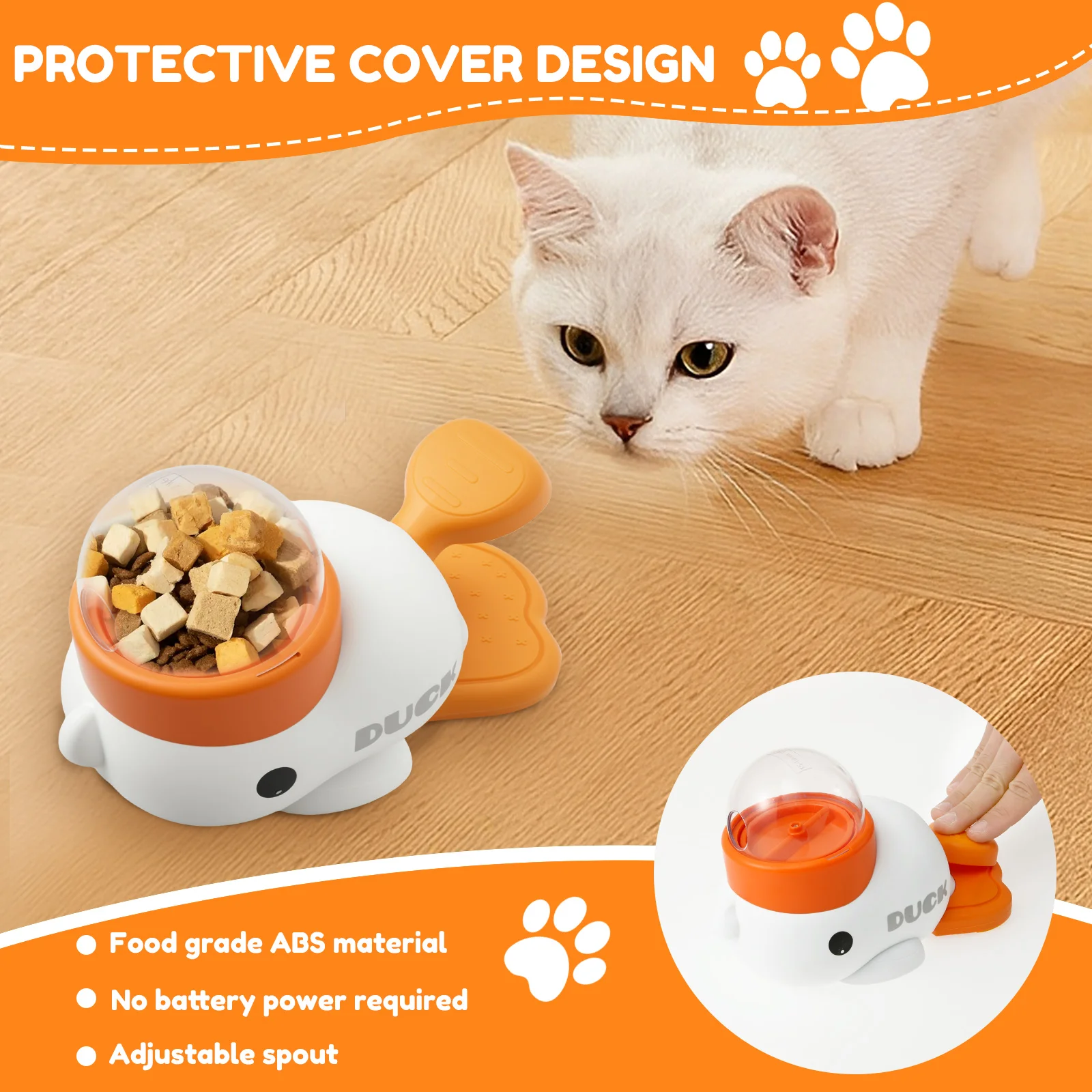 ABS Interactive Dog Slow Feeder Toy for Pet Training