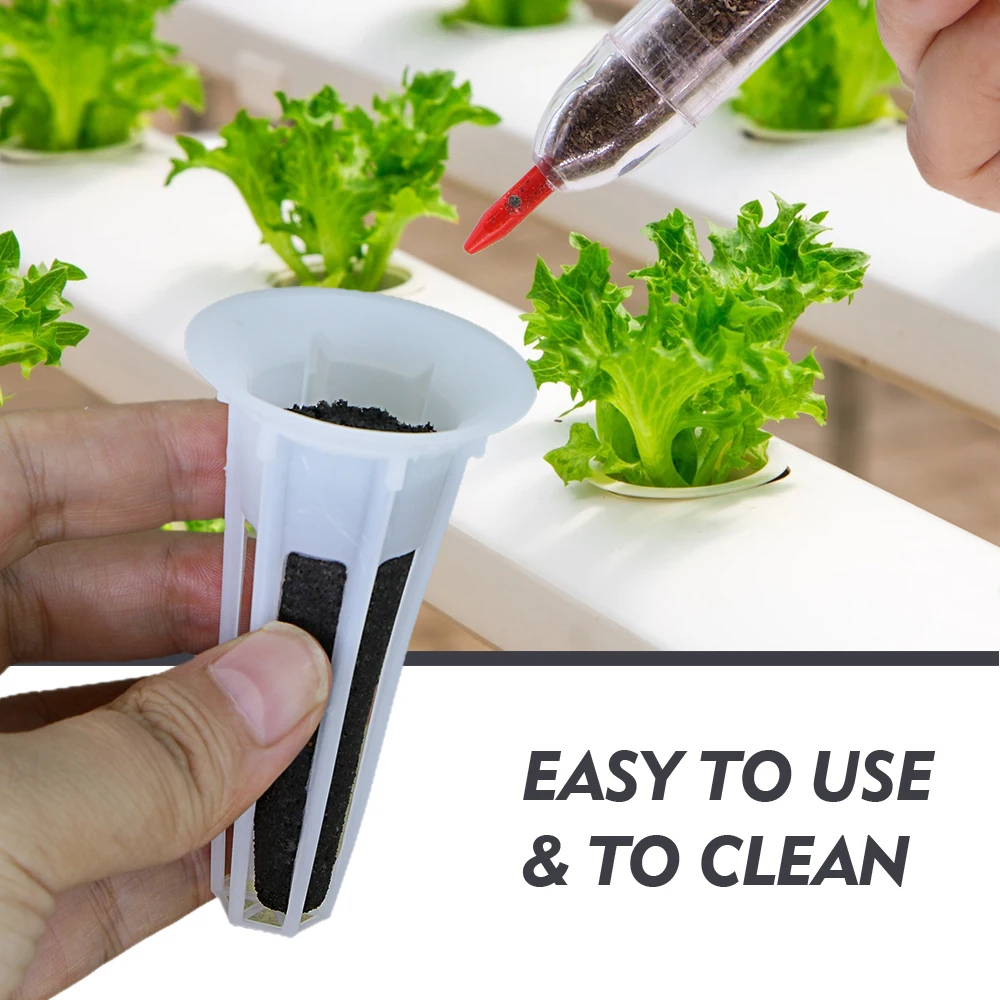 Hydroponic Indoor Garden Starter Kit with Seed Pods and Growth Medium