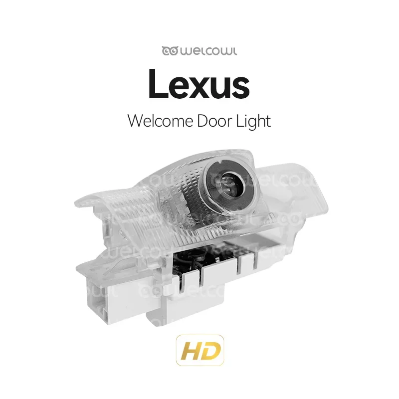 

2PCS Welcome Door Light For LS ES IS LX RX GS GX LC RC UX New models 2023 Currency Car Icon HD LED Projector Ghost Shadow Light
