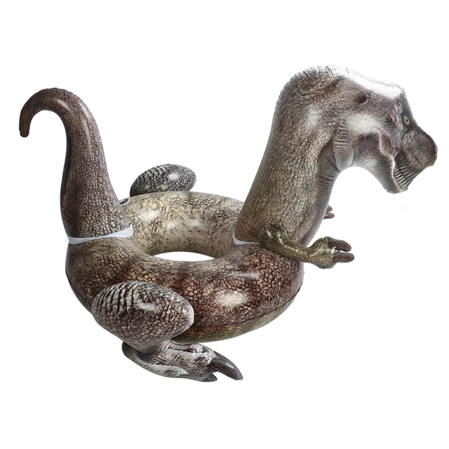 Felfújható Medence Úszók Gyűrűk Tyrannosaurus Úszógyűrű Szivárgásbiztos Öko -Barát Pvc Az Uszodához - Image 4