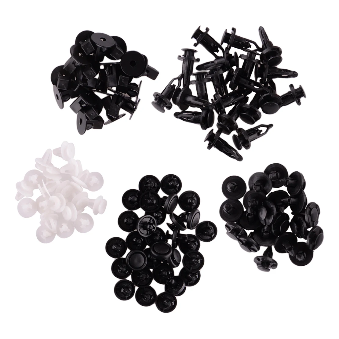 

100pcs/Set Car Bumper Engine Fender Liner Mud Flap Door Trim Panel Retainer 90467-10183 90044-68320 52161-02020 Fit for Toyota