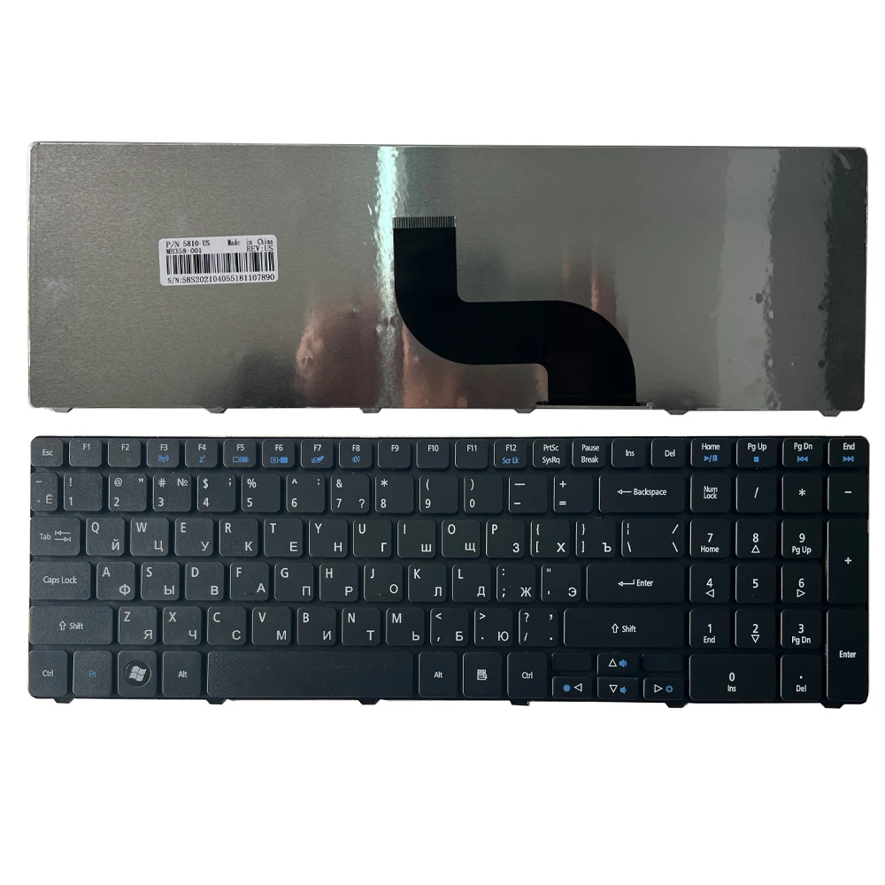 Teclado para Notebook Acer Aspire 5810t 5536g 5738z 5810 5739 5338 5410t 5538 5542g 5538g 5542 7560g 7560 e ru