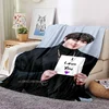 Hwang In Yeop Soft Flannel Blanket Kd Star Poster Blanket Sofa Bed Bedroom Living Room Portable Home Travel Break Blanket 5