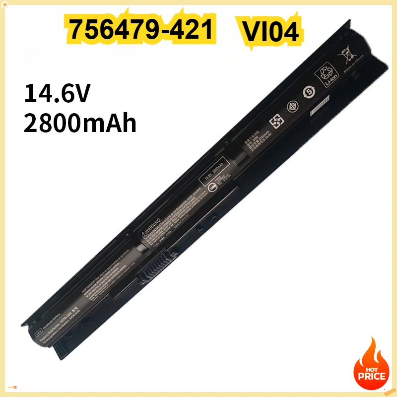 14.8V 4Cell New VI04 VIO4 Laptop Battery For HP ProBook 440/450 G2 Series 756743-001 756745-001 756744-001 756478-421