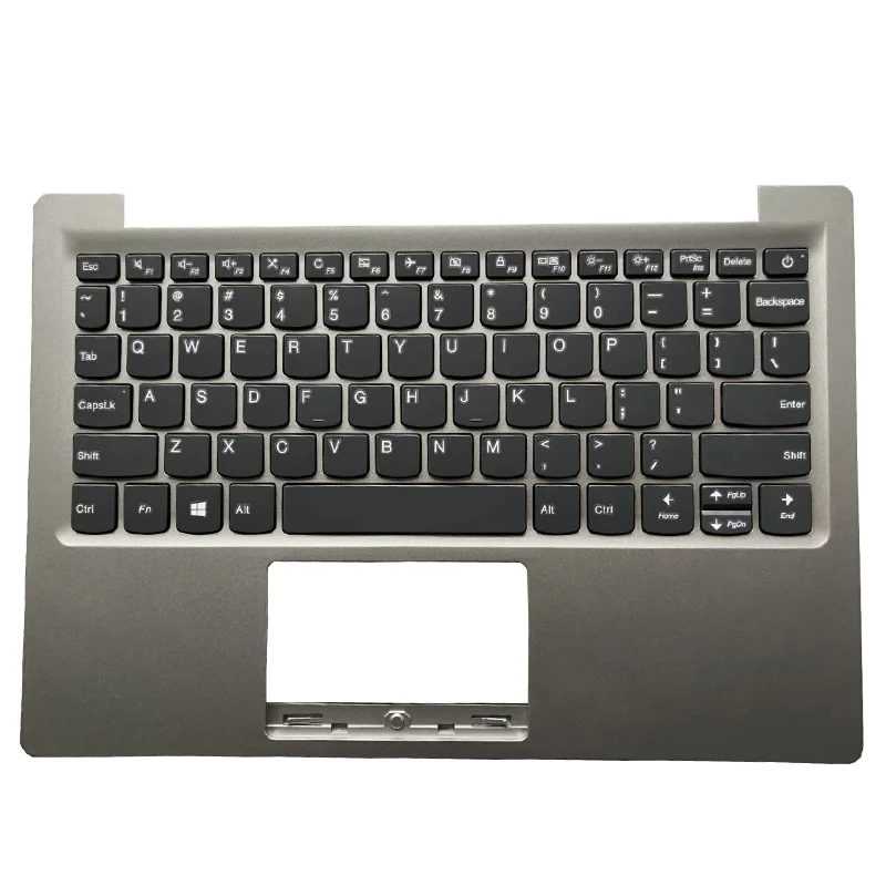 

Новая американская Клавиатура для ноутбука Lenovo IdeaPad 120S-11IAP, клавиатура с подставкой для рук, серебристая, США 5CB0P23679, синяя 5CB0P23733