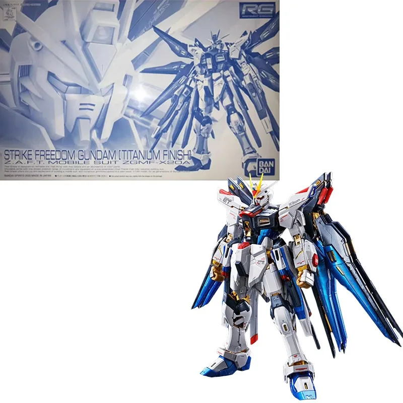 ロボット RG STRIKE FREEDOM GUNDAM TITANIUM FINISH Bandai Gundam RG 1/144 STRIKE FREEDOM GUNDAM [TITANIUM