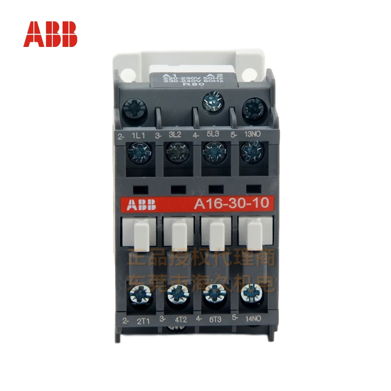 

ABB Contactor Detailed Information for: A16-30-10-80*220V A16-30-10-84*110V 1SBL181001R8010
