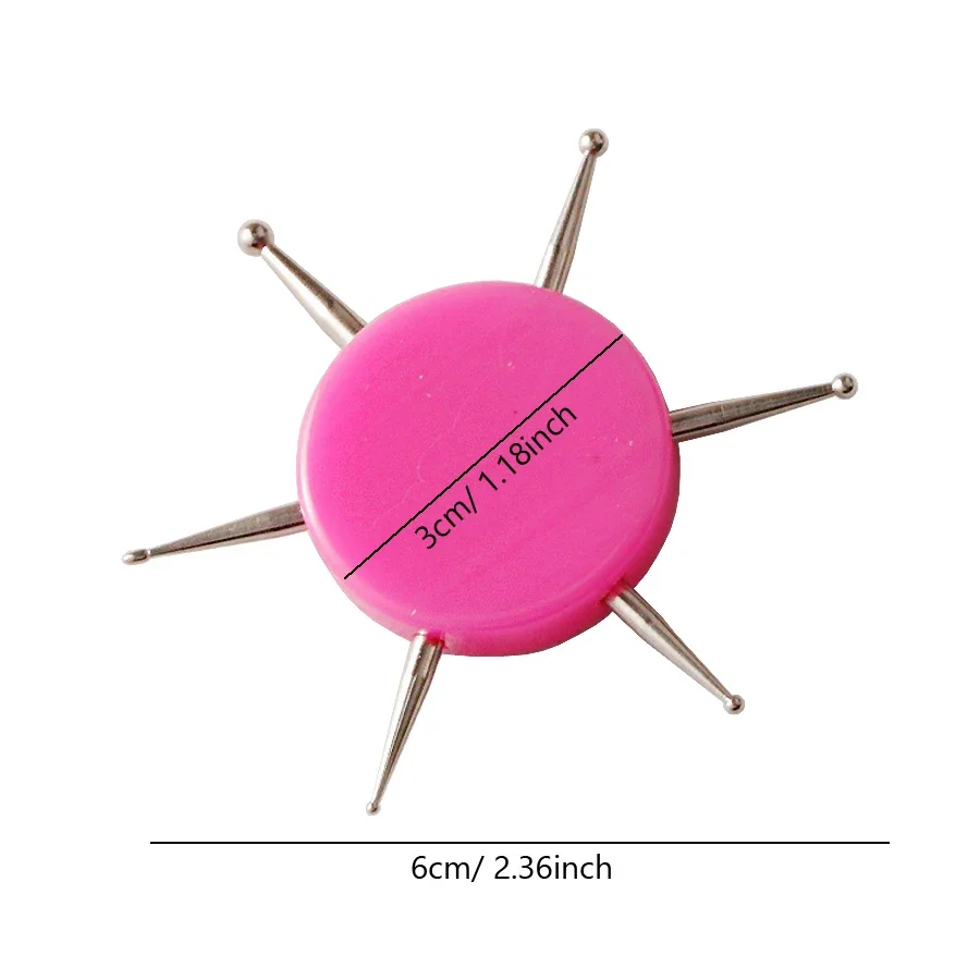 6 Sizes Circular Dotting Tools for Nail Art Multi-Functional Tool for Flowers Dots Clay Sculpting Embossing Pattern nail art tools,clay modelling tools