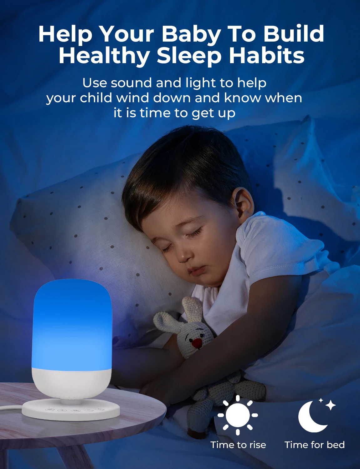 Tuya App Smart White Noise Machine Baby Sleep Sound Machine
