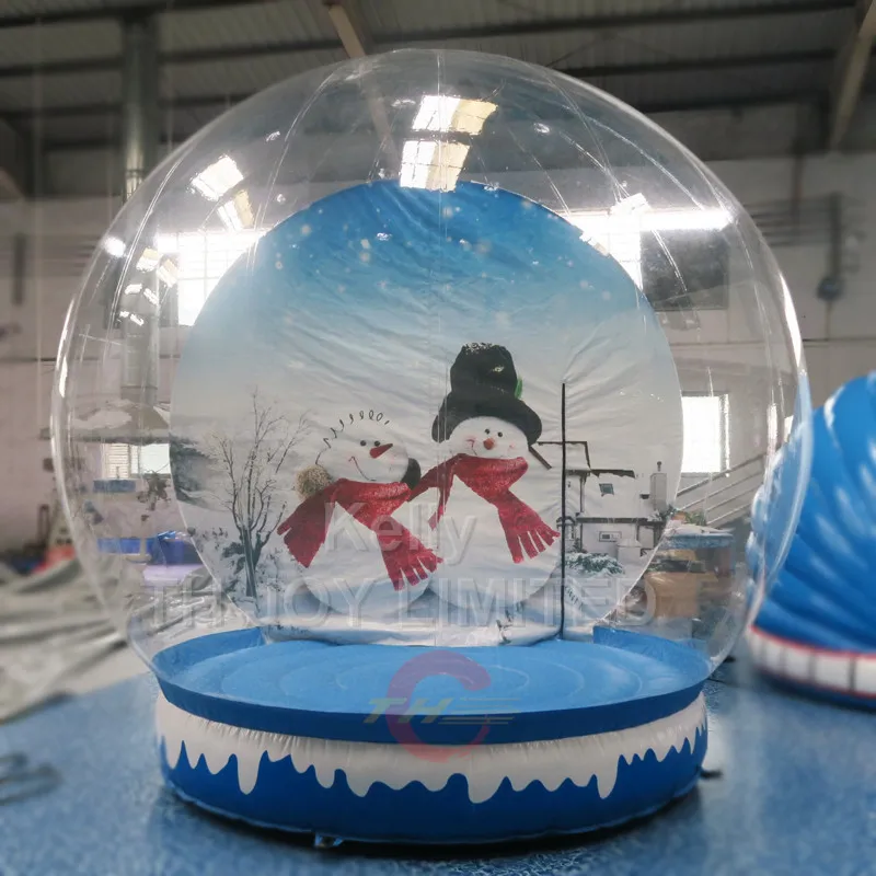 Free Shipping 3m dia Clear Inflatable Snow Globe Christmas Bubble