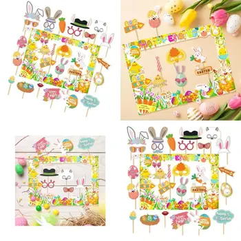 E8bd Fun Foto Frame con oggetti fotografici carta portatile da 30 pezzi per riunioni familiari decorazioni per feste