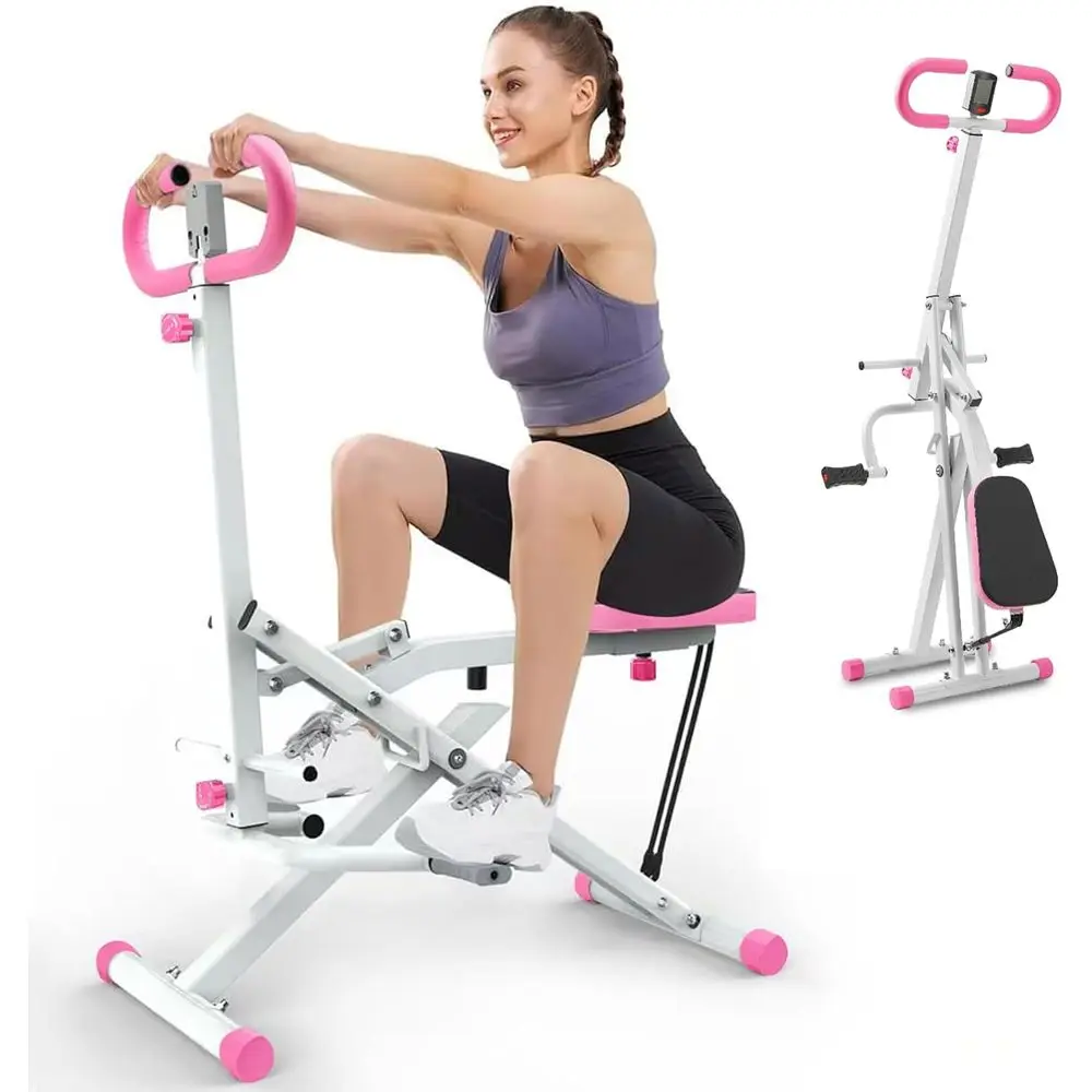 Rowing Machine For Home Workout Foldable Glute And Leg Trainer_voghion.com