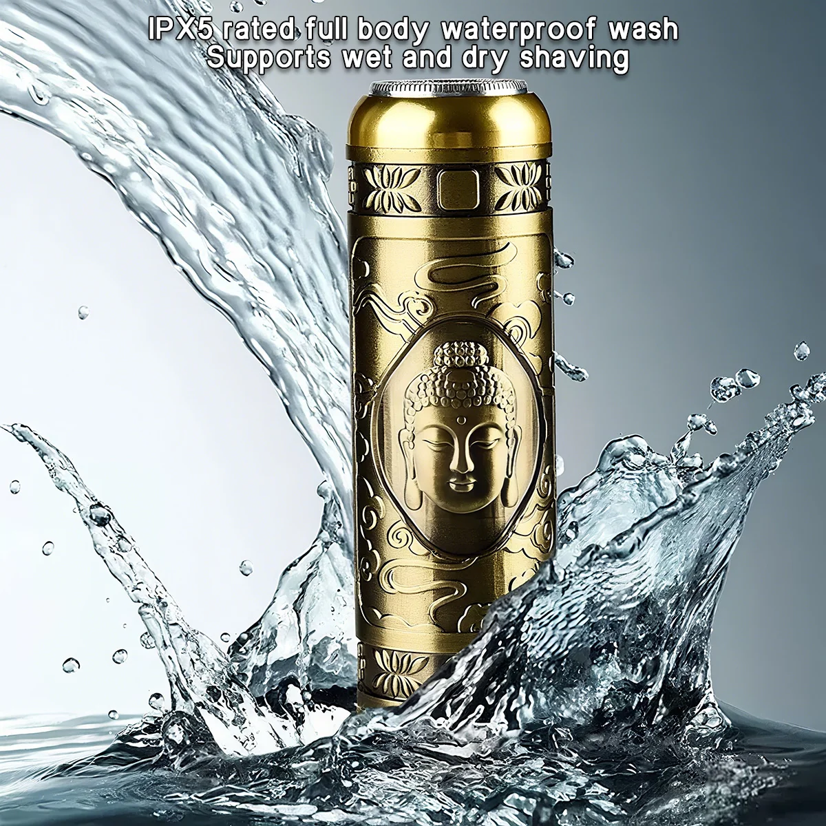 Waterproof Electric Beard Trimmer Shaver for Men