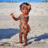 Tolu Backless Print jumpsuit