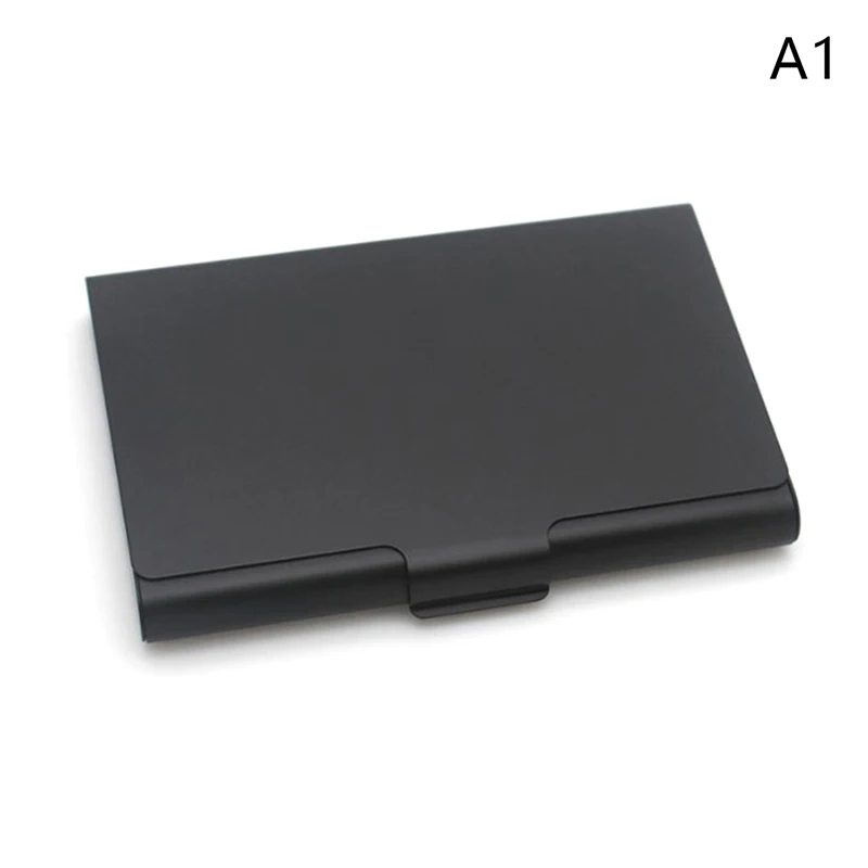 Sleek Aluminum Business Card Holder and Wallet