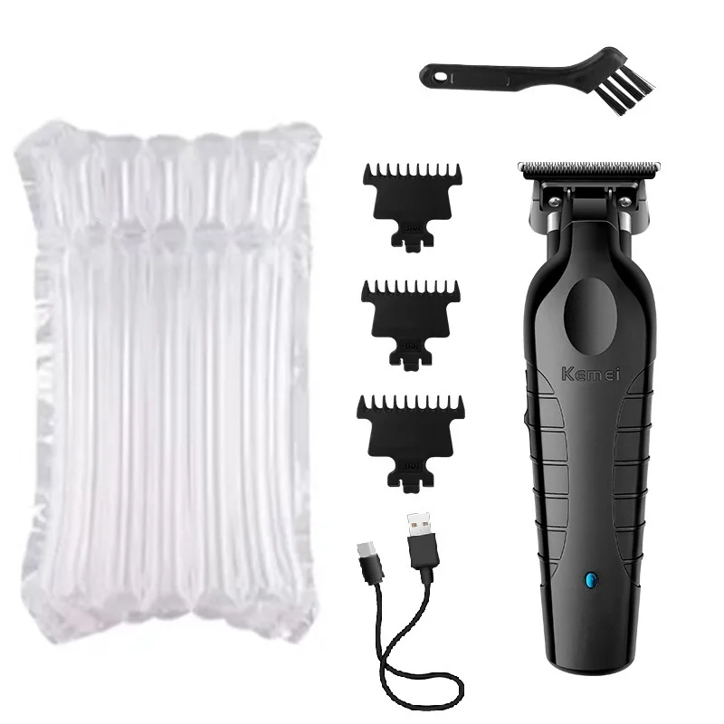 Kemei Men’s Cordless Hair Clipper USB Rechargeable Zero Gap Trimmer Electric Hai