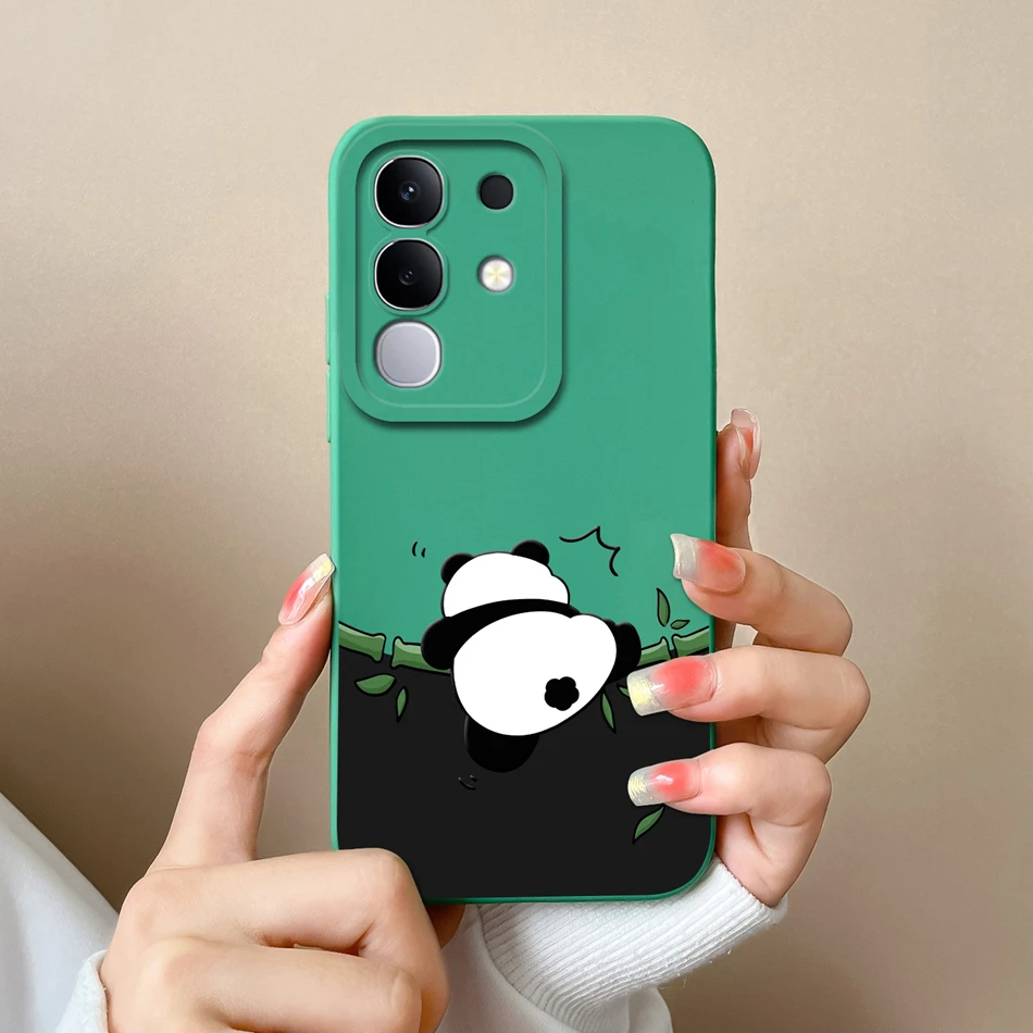 Cute Design Soft Liquid Silicone Shockproof Bumper Phone Case - Full Protection Cover