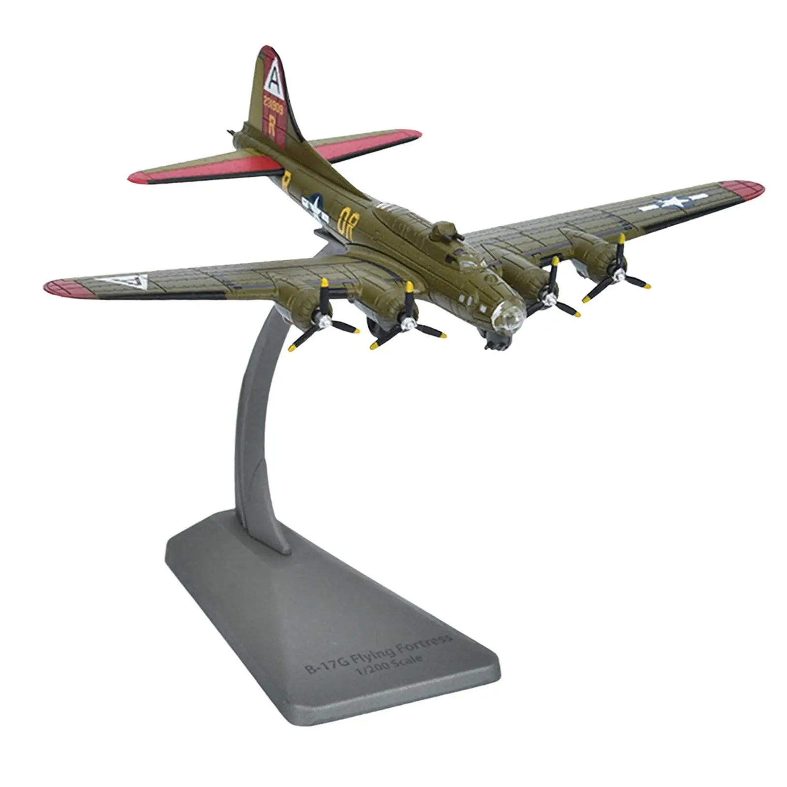 

Модель самолета в ретро-стиле для телевизора, шкафа, полки, 1:200 B 17